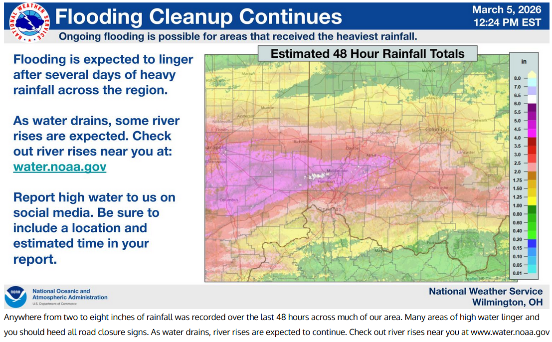 flooding cleanup continues